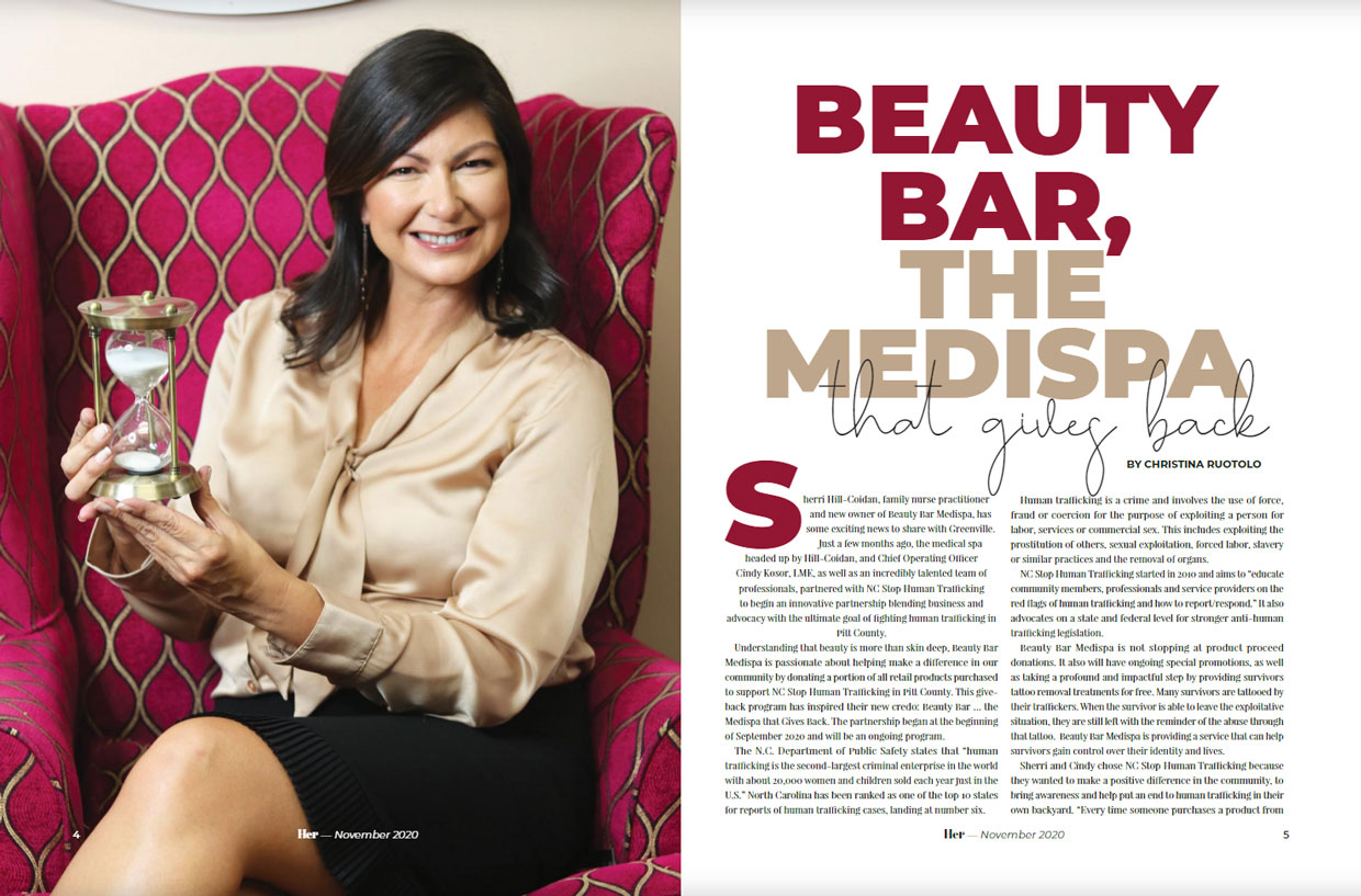 Sherri Hill-Coidan, owner of Beauty Bar Medispa